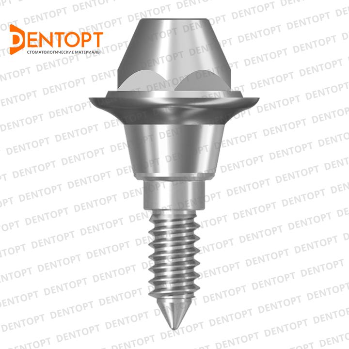 Абатмент прямой, совместимый с Anthogyr Axiom Multi-Unit 3.4/5.2 G/H=1.0, D=4.8