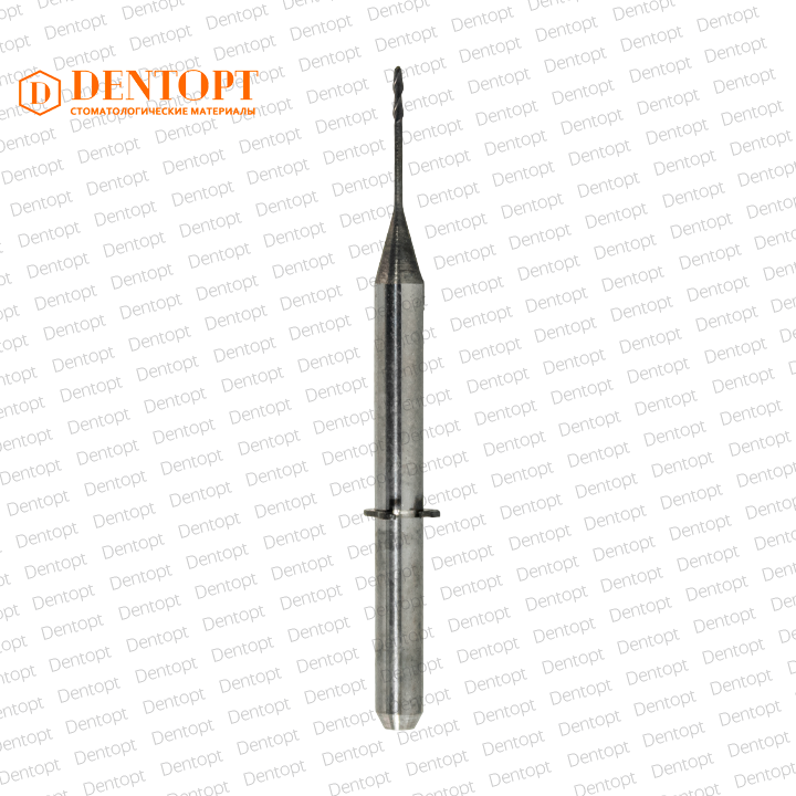 Зуботехническая фреза D=0.7 mm (shank 3 mm - 40 mm) DC по циркону для станков Wieland Select