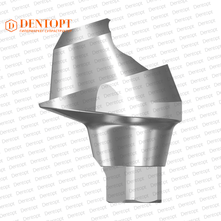 Абатмент угловой мультиюнит, совместимый с Nobel Active Multi-Unit NP, G/H=2.5, угол=17°