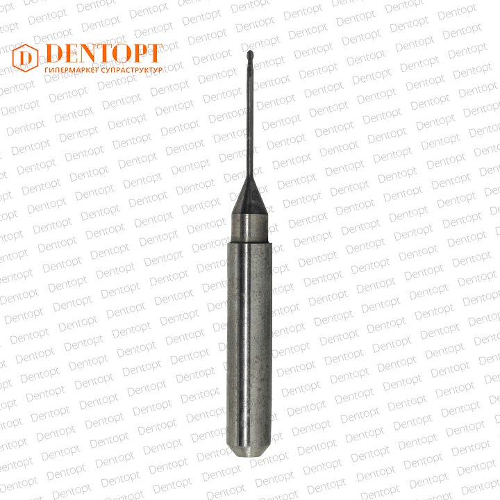 Зуботехническая фреза D=1.0 mm (shank 6 mm - 54 mm) по циркону для станков Arum
