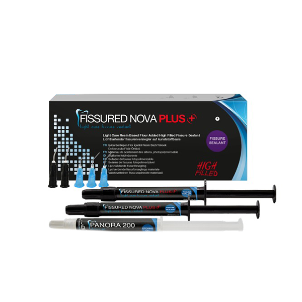 Жидкотекучий композит, герметик для фиссур IMICRYIL Fissured Nova PLUS, цвет белый + panora 200