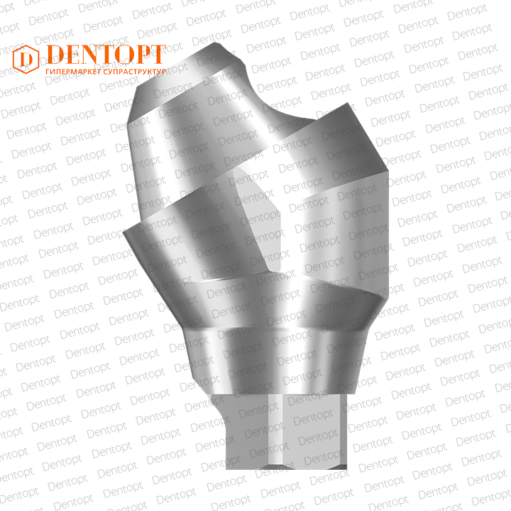 Абатмент угловой мультиюнит, совместимый с Nobel Active Multi-Unit RP, G/H=4.5, угол=30°