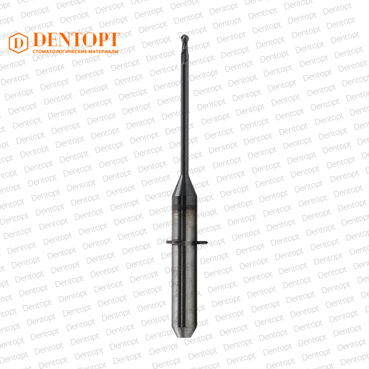 Зуботехническая фреза D=1.0 mm (shank 3 mm - 35 mm) по циркону для станков Wieland Mini