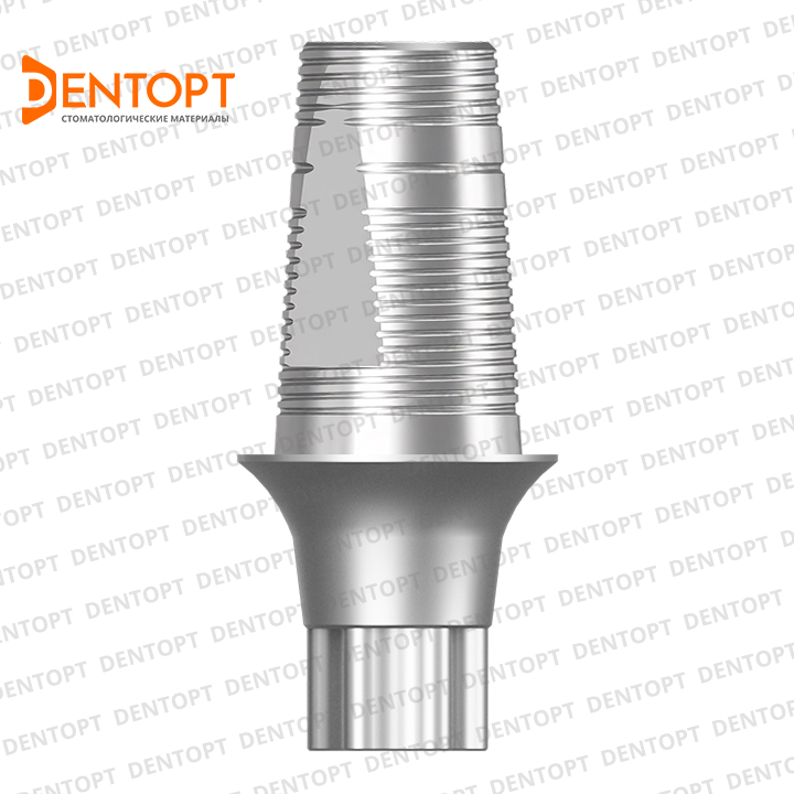 GeoMEDI титановое основание, совместимое с Straumann Bone Level X 3.5/6.5 G/H=2, одиночка