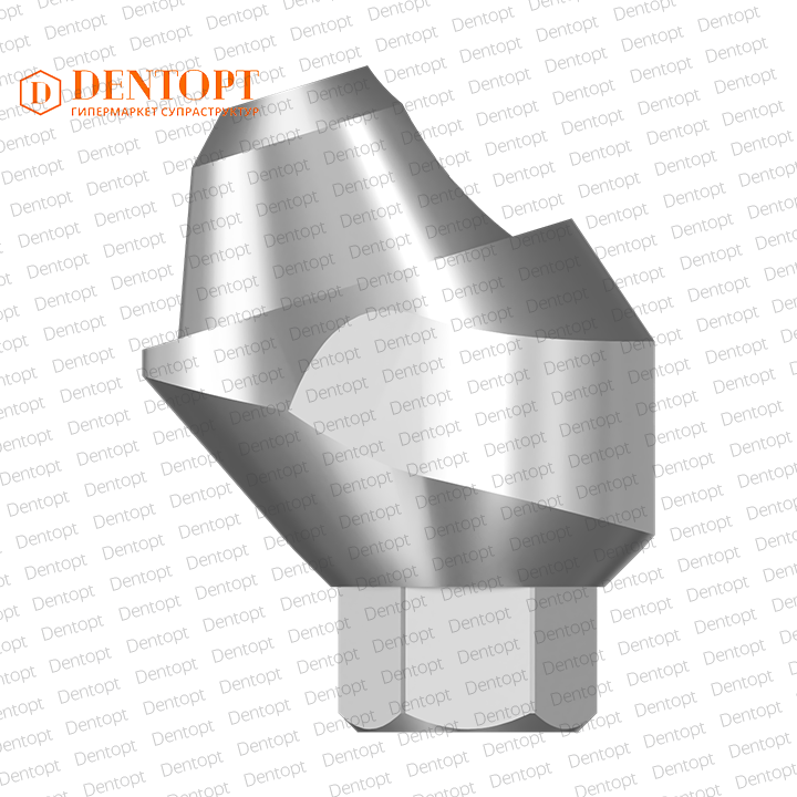 Абатмент угловой мультиюнит, совместимый с MIS Multi-Unit SP, G/H=3.5, угол=17°