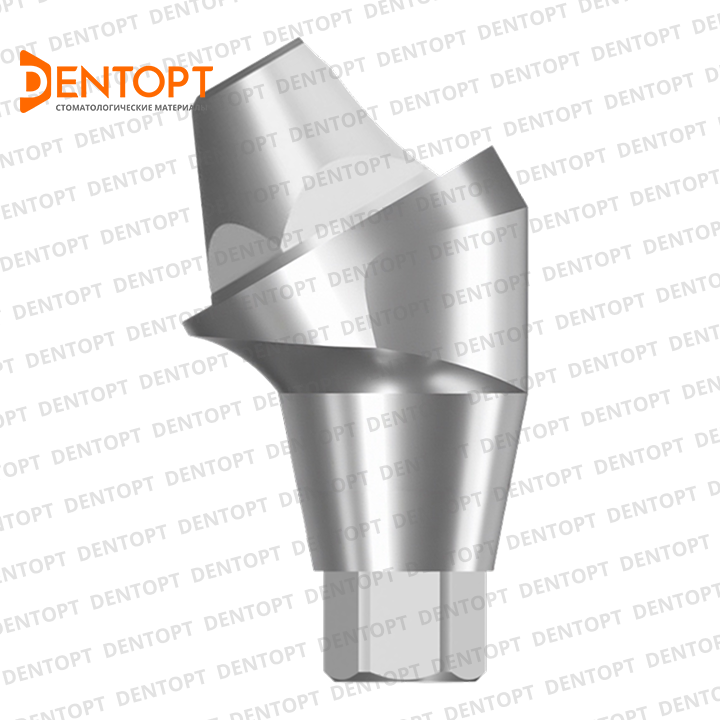 Абатмент угловой мультиюнит, совместимый с Medentika IPS RI Multi-Unit, G/H=4.0, угол=30°