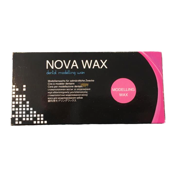 Воск моделировочный Nova Wax, пластины, 500 г, розовый