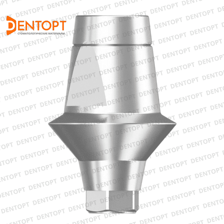 Абатмент прямой, совместимый с Dentis Regular D=6.5, G/H= 2.0, одиночка