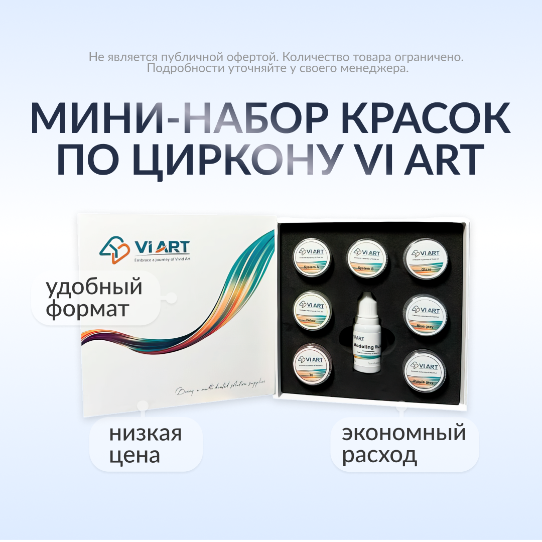Мини-набор зуботехнических красок Yilink: точный цвет от базового тона до глянцевого финиша