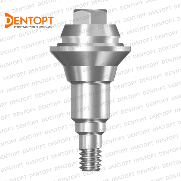 Абатмент прямой, совместимый с Straumann Bone Level Multi-Unit RC G/H=1.5 D=4.8