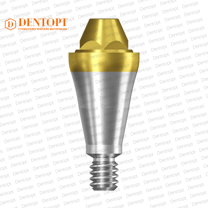 Абатмент прямой TiN мультиюнит, совместимый с Osstem TS Regular Multi-Unit G/H=4.0 D=4.8
