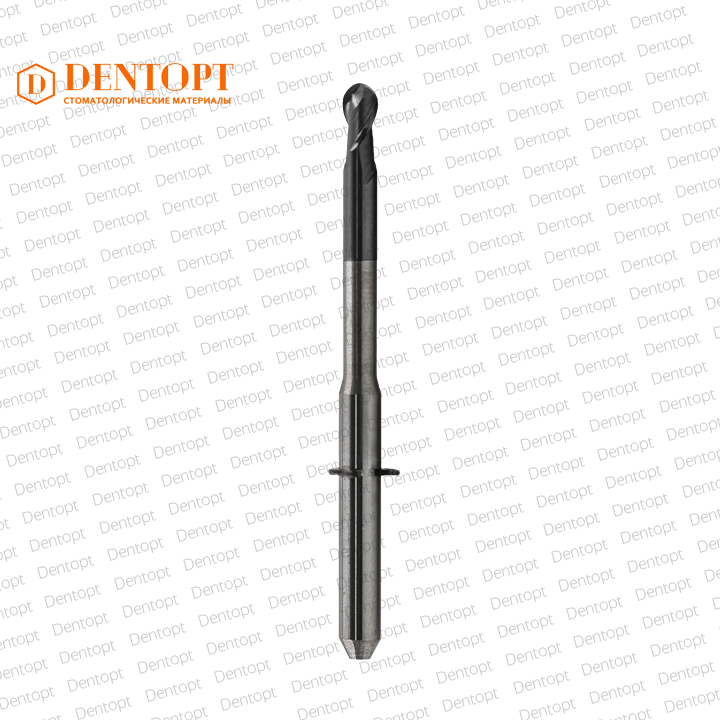 Зуботехническая фреза D=2.5 mm (shank 3 mm - 40 mm) по циркону для станков Wieland Select