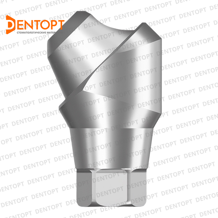 Абатмент угловой мультиюнит, совместимый с Osstem TS Multi-Unit Regular, G/H=4.0, угол=45°