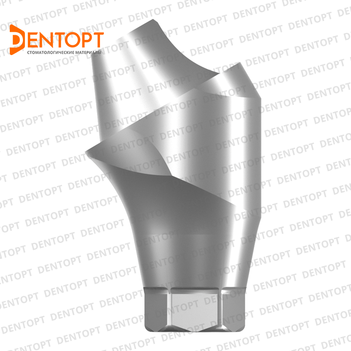 Абатмент угловой мультиюнит, совместимый с Osstem TS Regular Multi-Unit, G/H=5.0, угол=30°