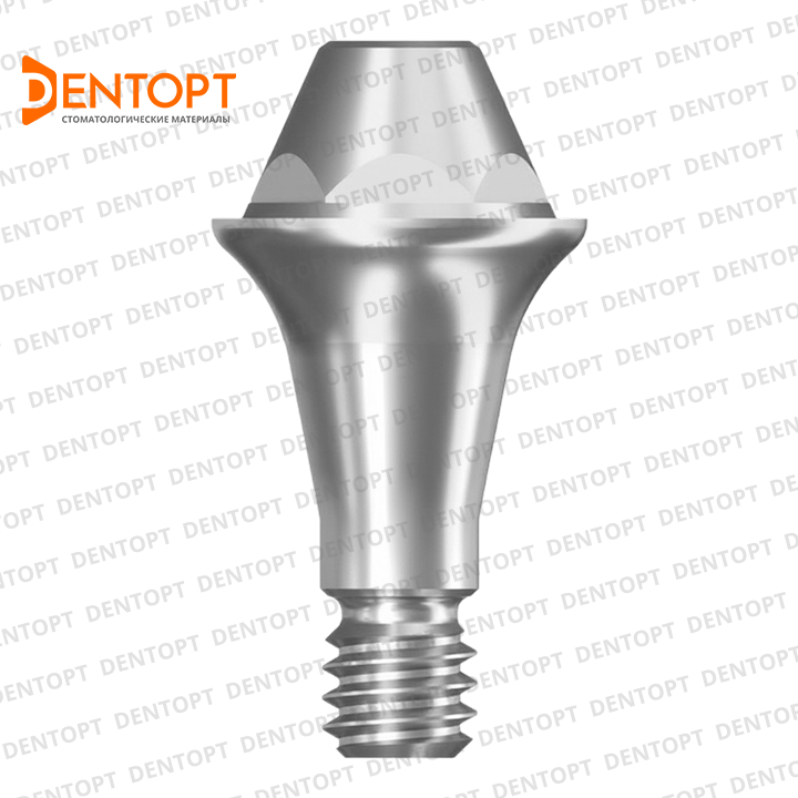 Абатмент прямой мультиюнит, совместимый с Osstem TS Mini Multi-Unit G/H=1.0 D=4.8