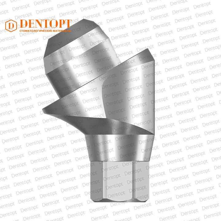 Абатмент угловой мультиюнит, совместимый с Osstem TS Mini Multi-Unit, G/H=3.0, угол=30°