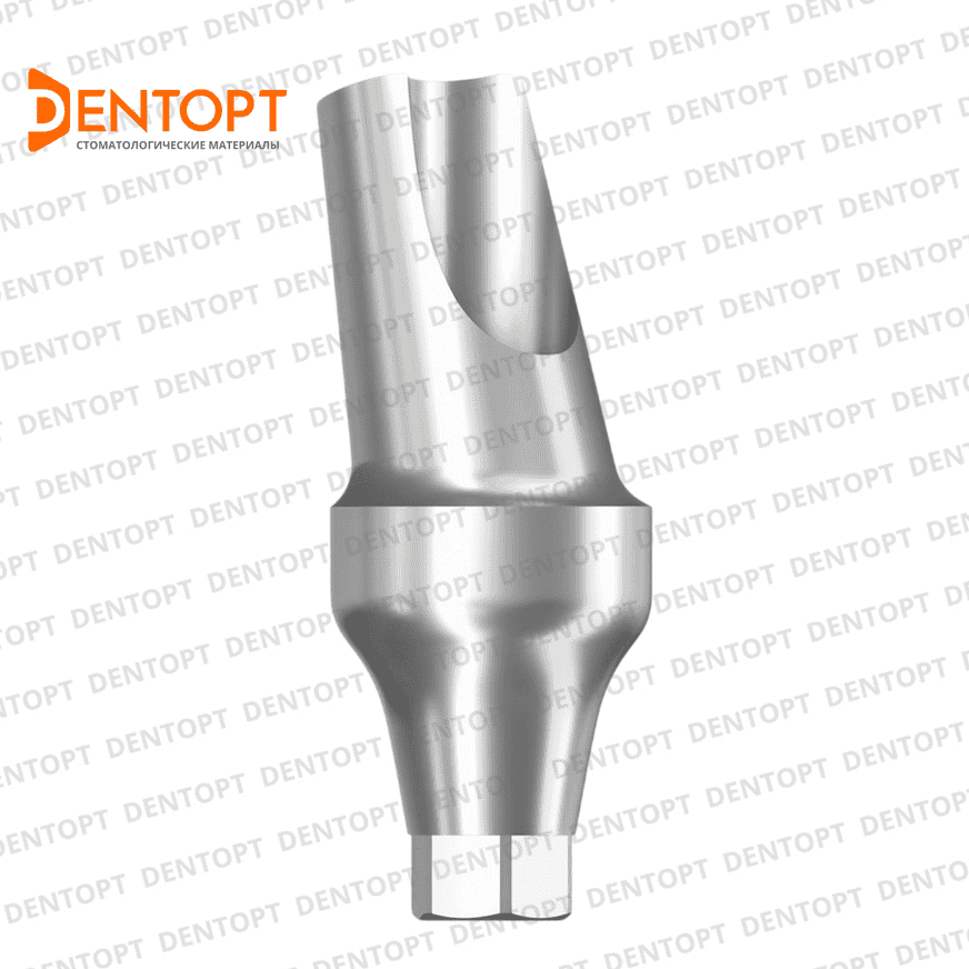 Абатмент угловой, совместимый с ASTRA TECH 3.5/4.0 G/H = 3.0 Угол=15°, одиночка