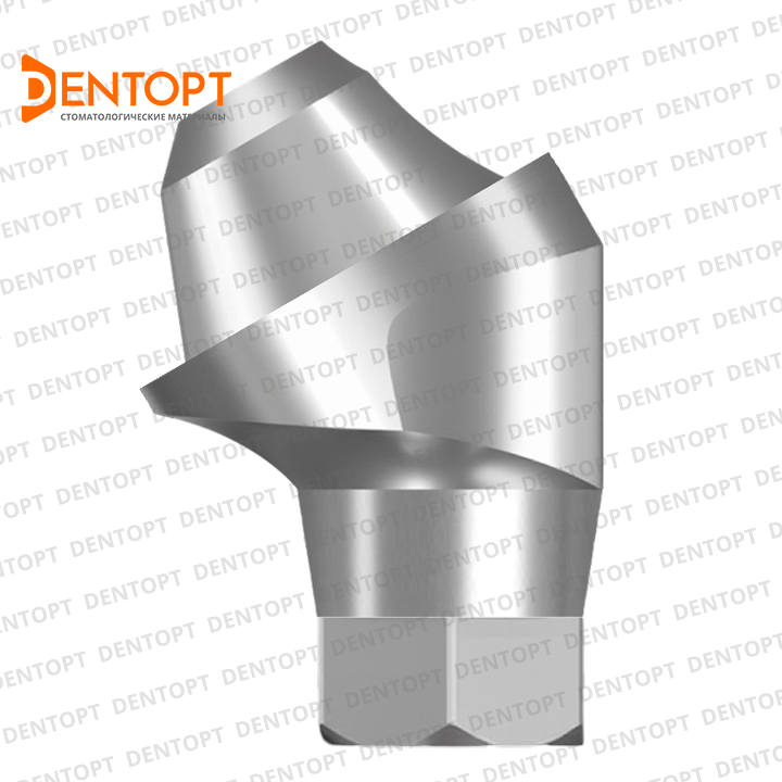 Абатмент угловой мультиюнит, совместимый с Osstem TS Regular Multi-Unit, G/H=1.0, угол=30°