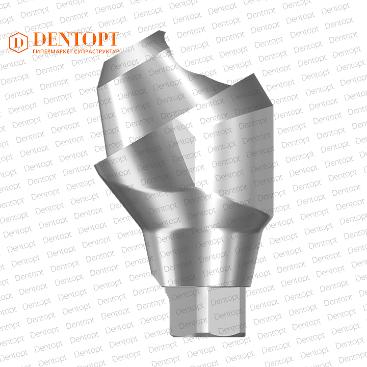 Абатмент угловой мультиюнит, совместимый с Nobel Active Multi-Unit NP, G/H=4.5, угол=30°