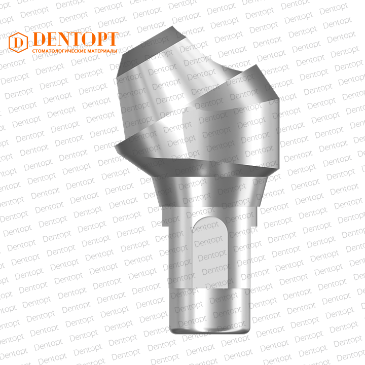 Абатмент угловой мультиюнит, совместимый с Straumann Bone Level Multi-Unit RC, G/H=3.5, угол=30°