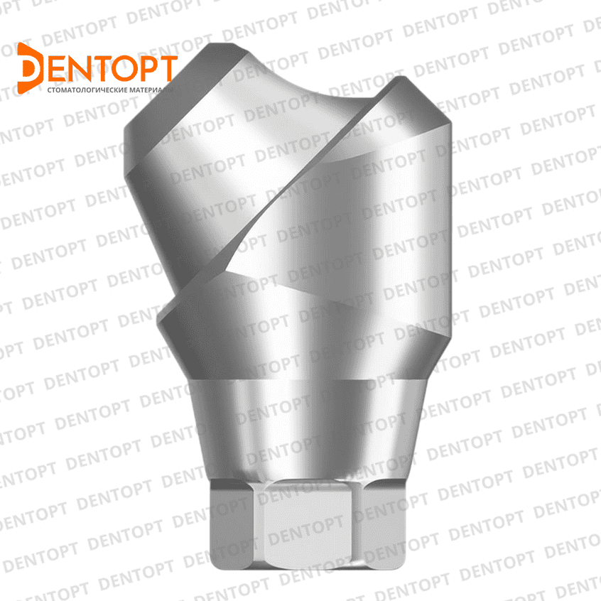 Абатмент угловой мультиюнит, совместимый с Osstem TS Regular Multi-Unit, G/H=4.5, угол=45°